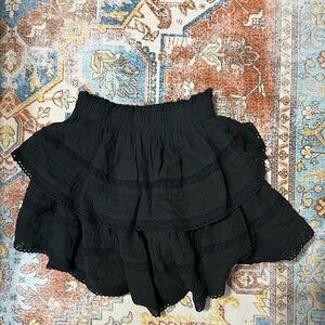 aerie rock n ruffle skirt